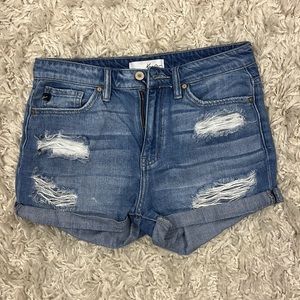 KanCan denim shorts, size small